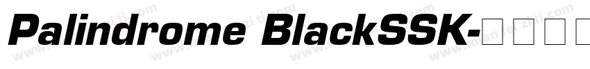Palindrome BlackSSK字体转换
